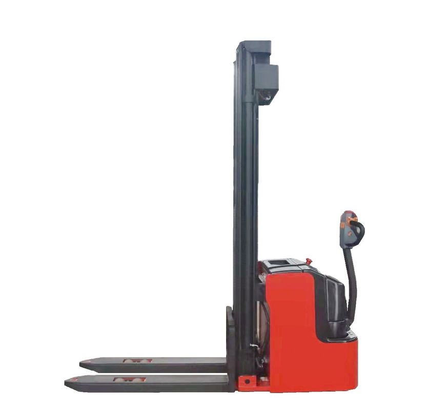 1 Tons 2  Tons Standing Driving Counter-balance Electric Pallet Stacker  Forklift