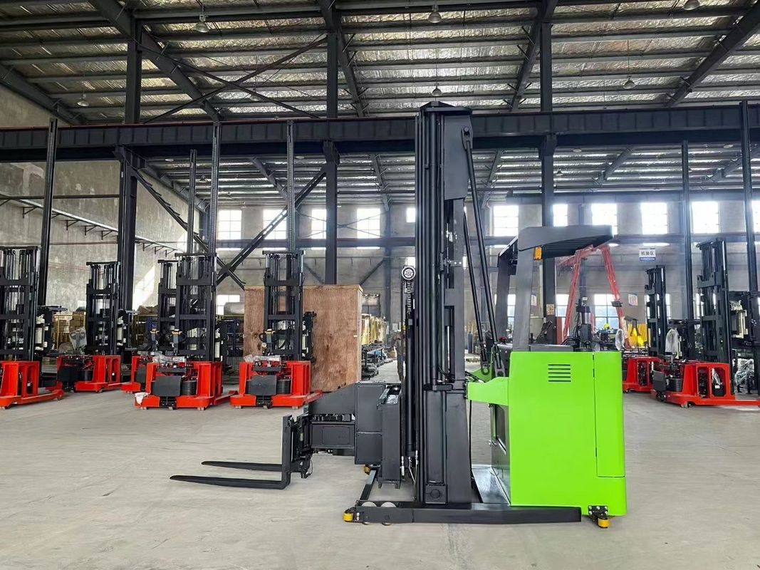 Rotate Three Directions Move Forward Body 3 Way Pallet Stacker For Narrow Channels