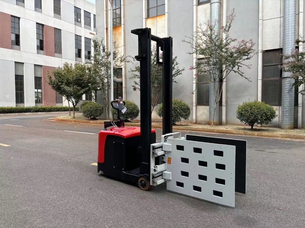200 kg Rated Load Electric Forklift with Steel Back Clamp and Arm Range 500-1700 mm
